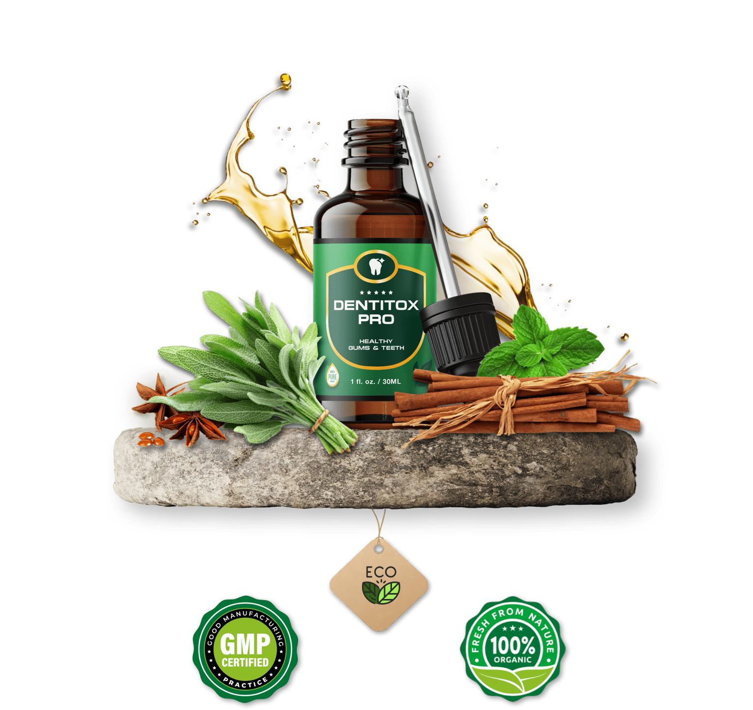 Dentitox Pro supplement bottle
